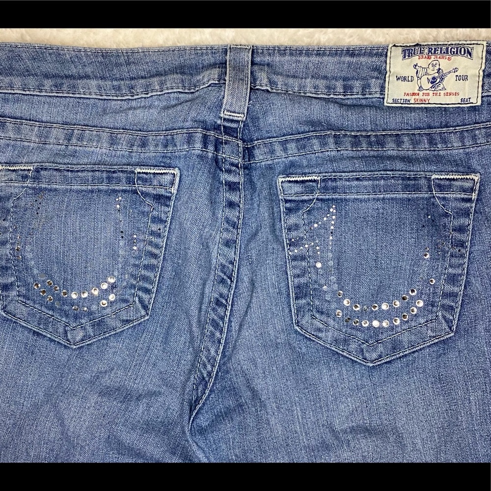 True Religion Jeans Rhinestone Pockets Skinny
